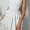 Halter Neck Sleeveless Mini Dress>MICAS Online