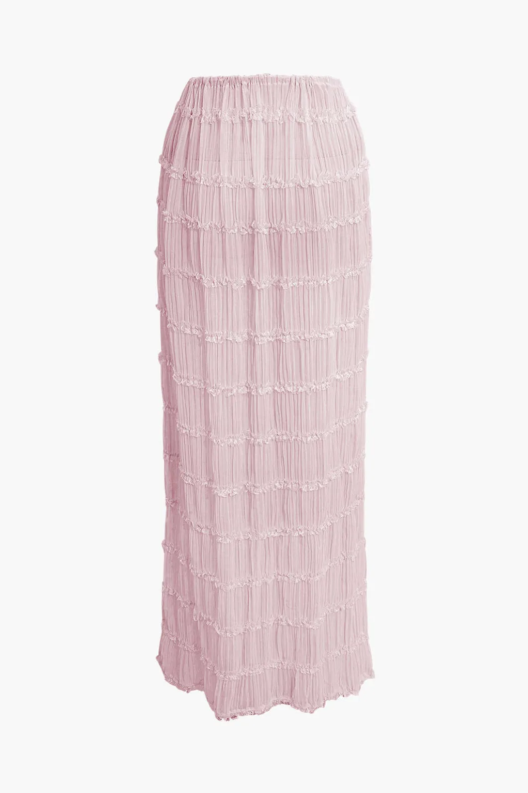 Halter Neck Tie Ruched Backless Ruffle Skirt Set>MICAS Best