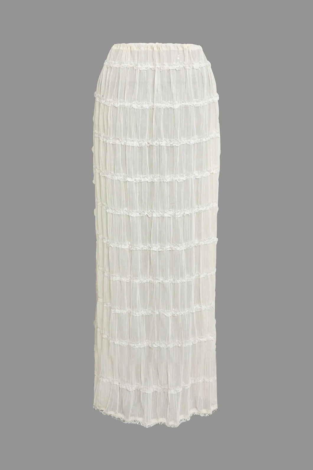 Halter Neck Tie Ruched Backless Ruffle Skirt Set>MICAS Best