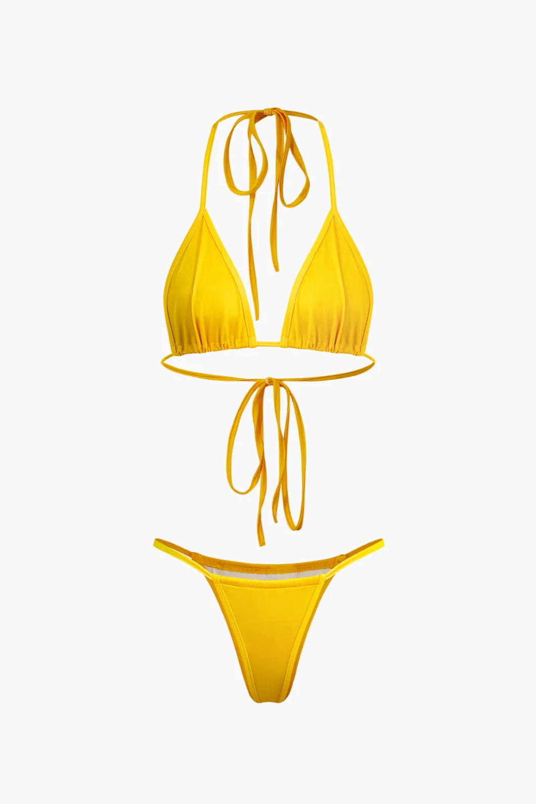 Halter Wrap Cover Up Three-Piece Bikini Set>MICAS Best