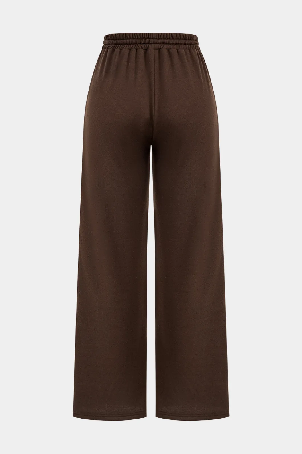 Hooded Ruched Cropped Top And Drawstring Straight Leg Pants Set>MICAS Clearance