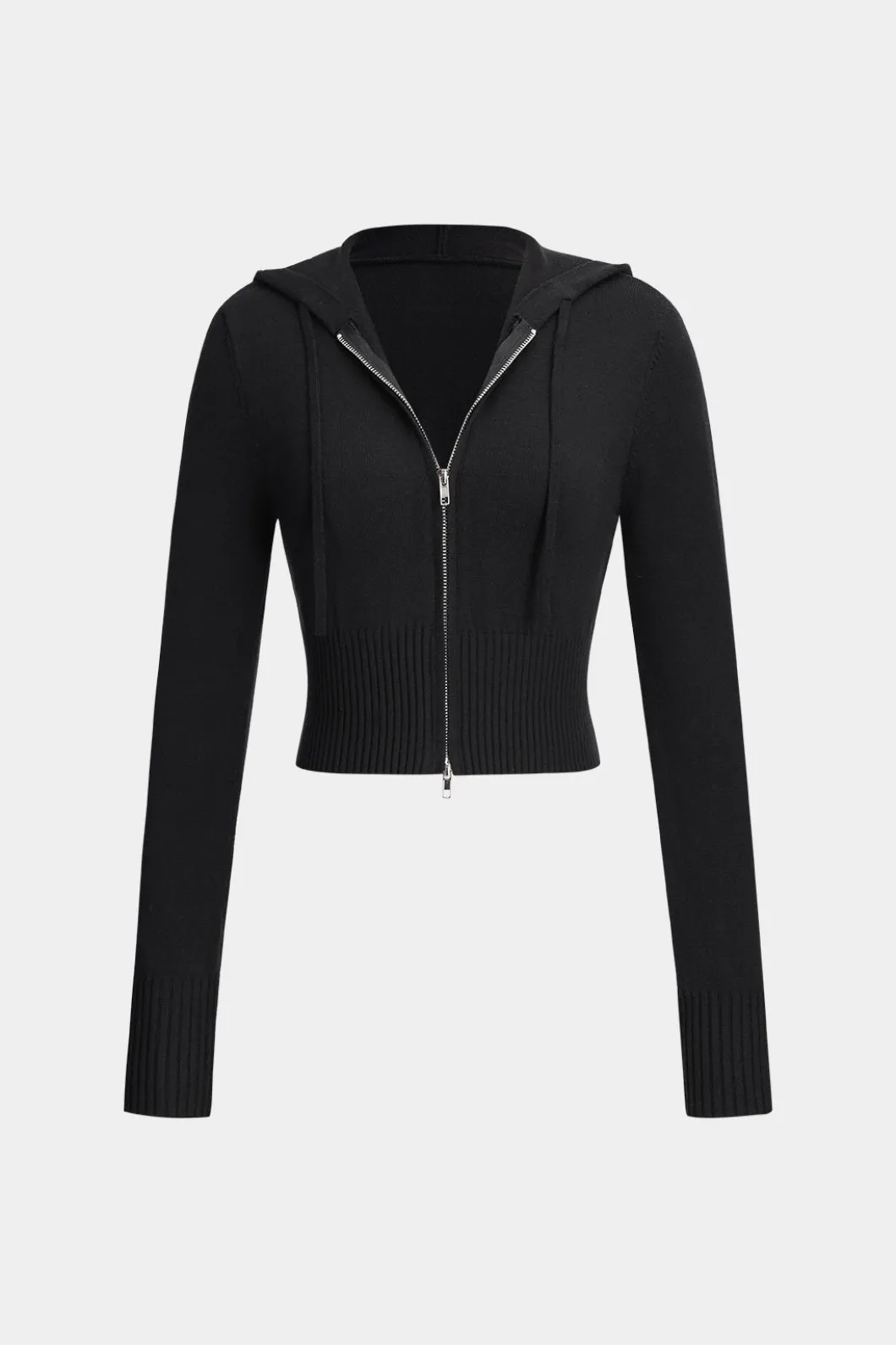 Hooded Zipper Long Sleeve Top And Trousers Set>MICAS New