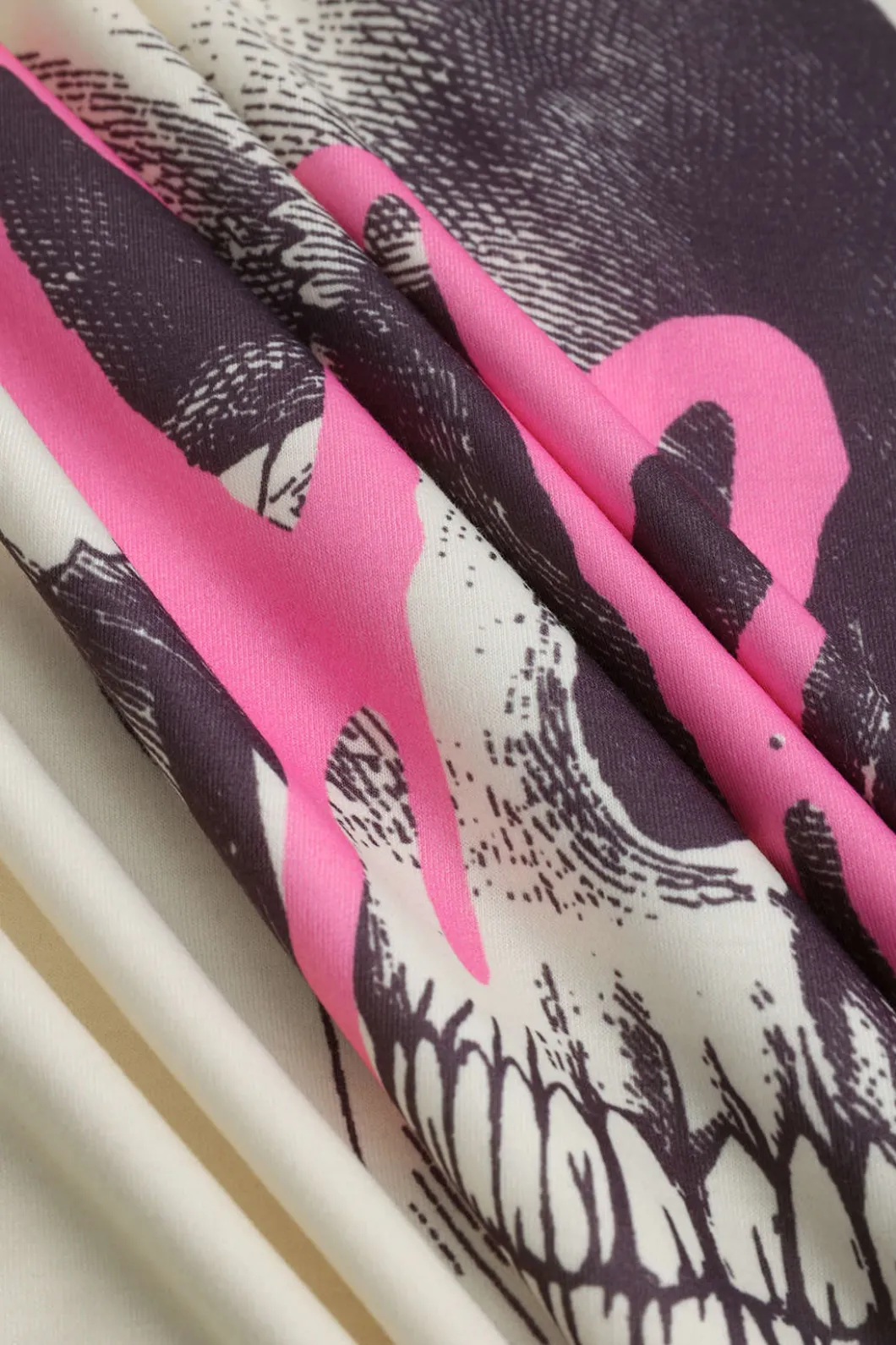 Illusion Pattern Print Round Neck T-Shirt>MICAS Online