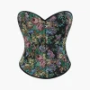 Jacquard Corset Waist Contrast Binding Ribbon Tube Top>MICAS Hot