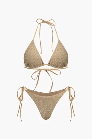Jacquard Halter Bikini Set>MICAS Best