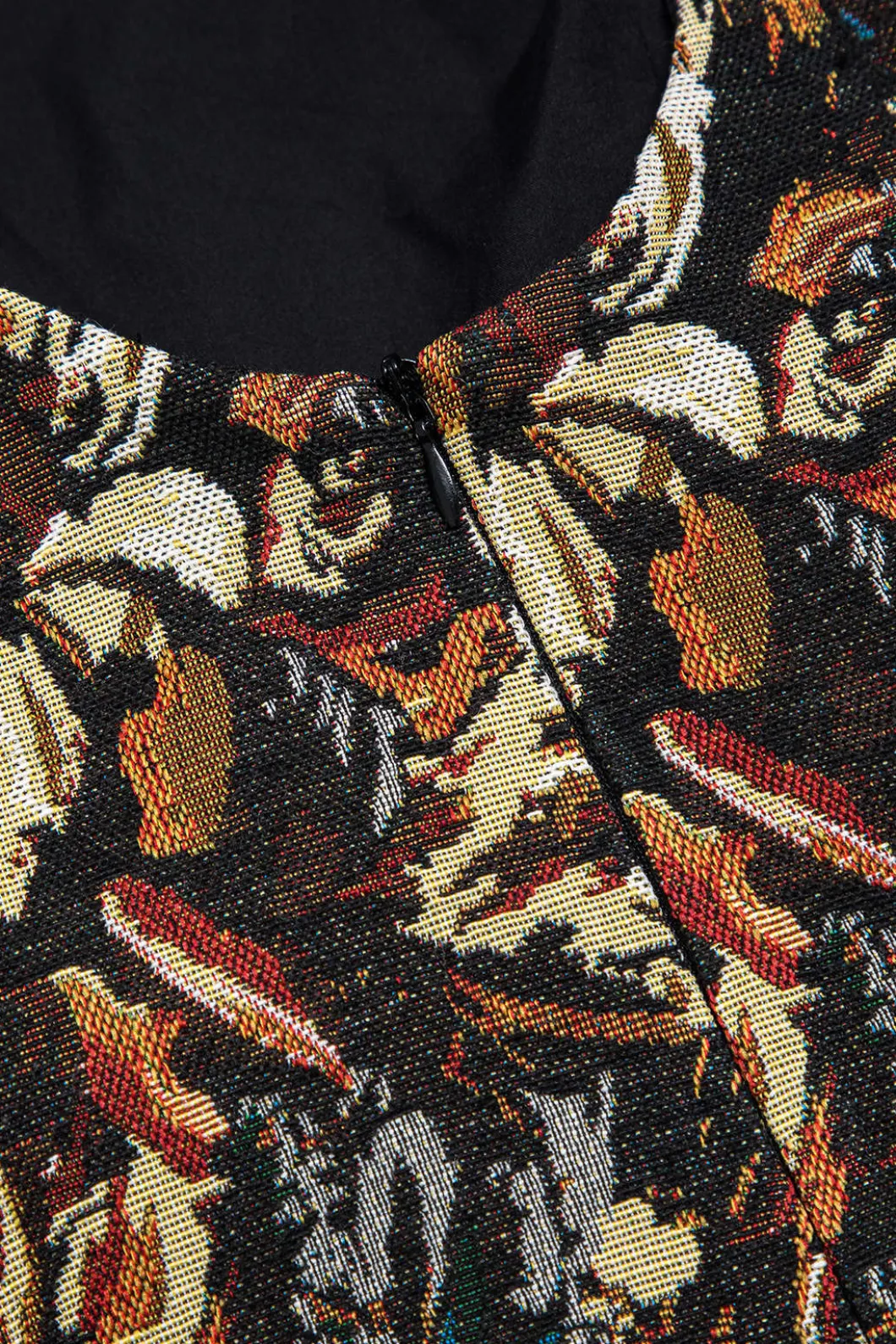 Jacquard Ruched Sleeveless Mini Dress>MICAS Outlet