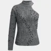 Knit Beaded Asymmetrical One Shoulder Top>MICAS Outlet