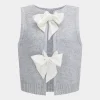Knit Bow Vest>MICAS New