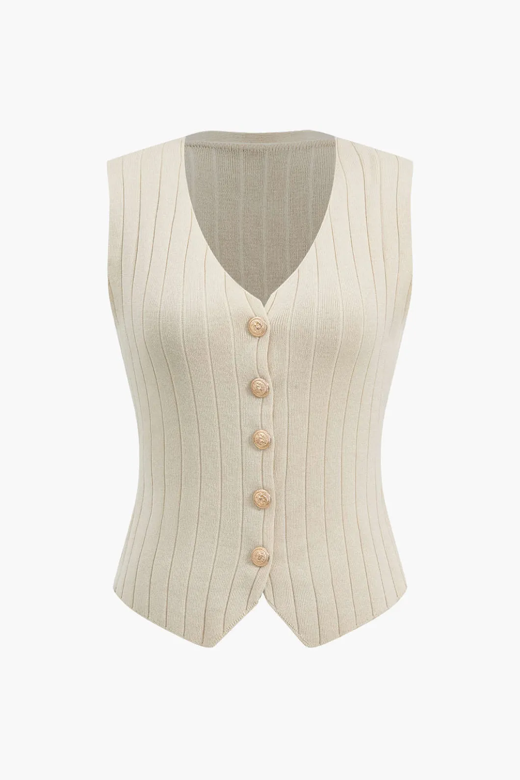 Knit Button Vest And Cardigan And Skirt Set>MICAS Outlet