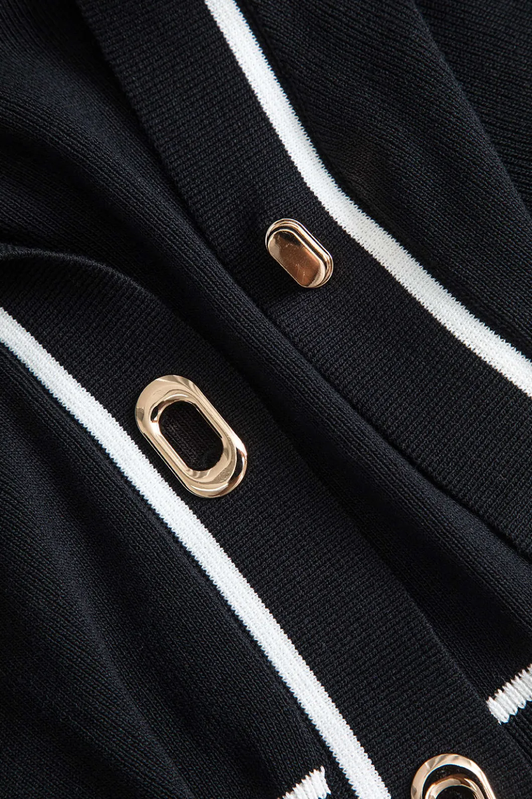 Knit Color Block Button Vest>MICAS Discount