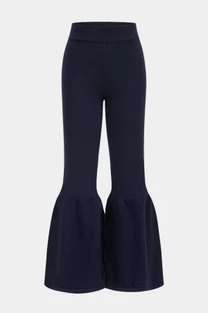 Knit Flare Leg Trousers>MICAS Online