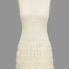 Knit Fringe Sleeveless Mini Dress>MICAS Sale