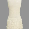 Knit Fringe Sleeveless Mini Dress>MICAS Sale