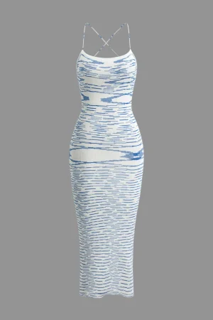 Knit Intertwine Tie Midi Dress>MICAS Best