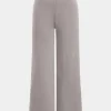 Knit Tie-Up Button Pocket Long-Sleeve Top And Trousers Set>MICAS New