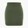 Knitted High Waist Skirt>MICAS Sale