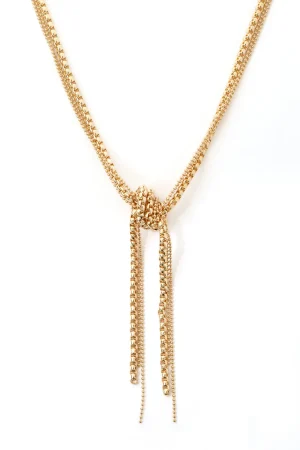 Knotted Tassel Necklace>MICAS Sale
