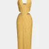 Lace Cut Out Sleeveless Maxi Dress>MICAS Discount