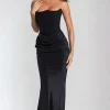 Layer Strapless Mermaid Maxi Dress>MICAS Best