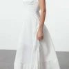 Layered Slip Chiffon Sleeveless Maxi Dress>MICAS Clearance
