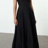 Layered Slip Chiffon Sleeveless Maxi Dress>MICAS Clearance