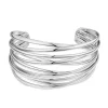 Layered Wire Cuff Bangle>MICAS Online