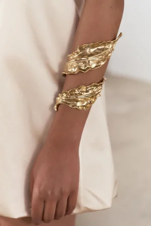 Leaf Cuff Bracelet>MICAS Discount