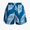 Leaf Print Drawstring Shorts Set>MICAS Discount