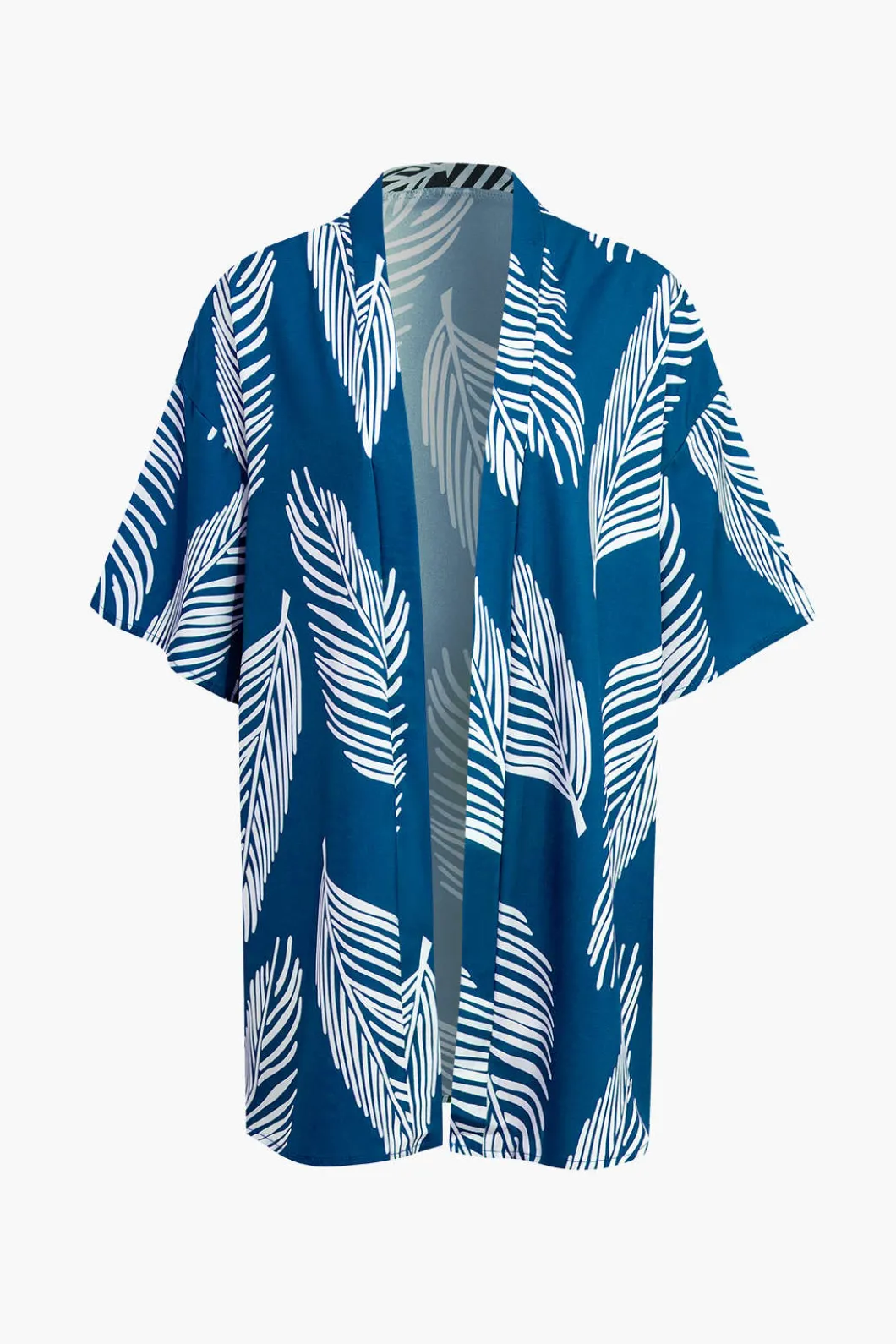 Leaf Print Drawstring Shorts Set>MICAS Discount