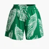Leaf Print Drawstring Shorts Set>MICAS Discount