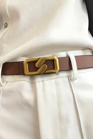 Leather Decorative Waist Belt>MICAS Fashion