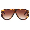 Leopard Print Frame Sunglasses>MICAS Fashion