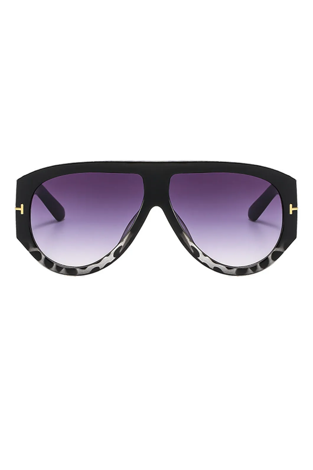 Leopard Print Frame Sunglasses>MICAS Fashion