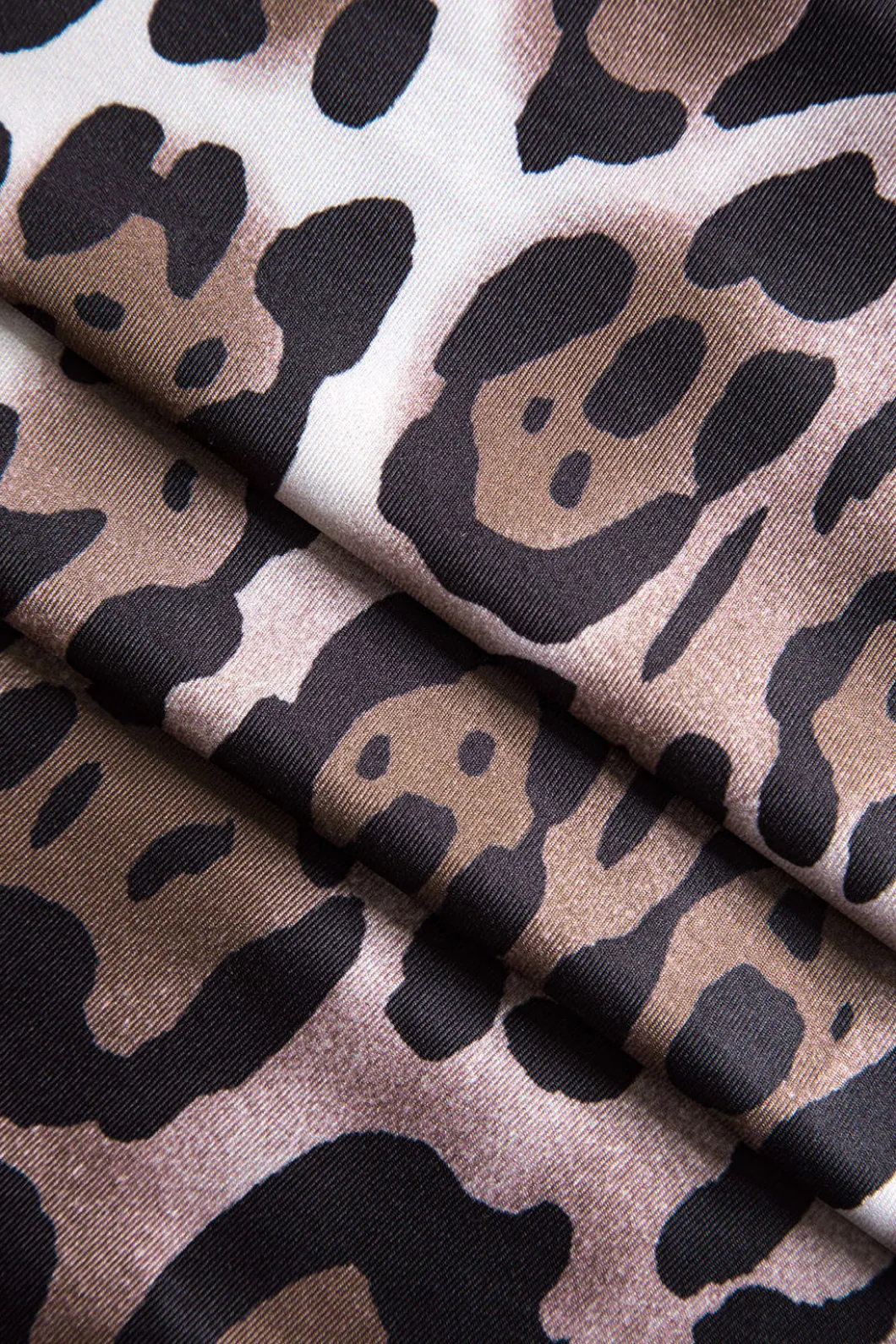 Leopard Print Mesh Off Shoulder Long Sleeve Maxi Dress>MICAS Clearance