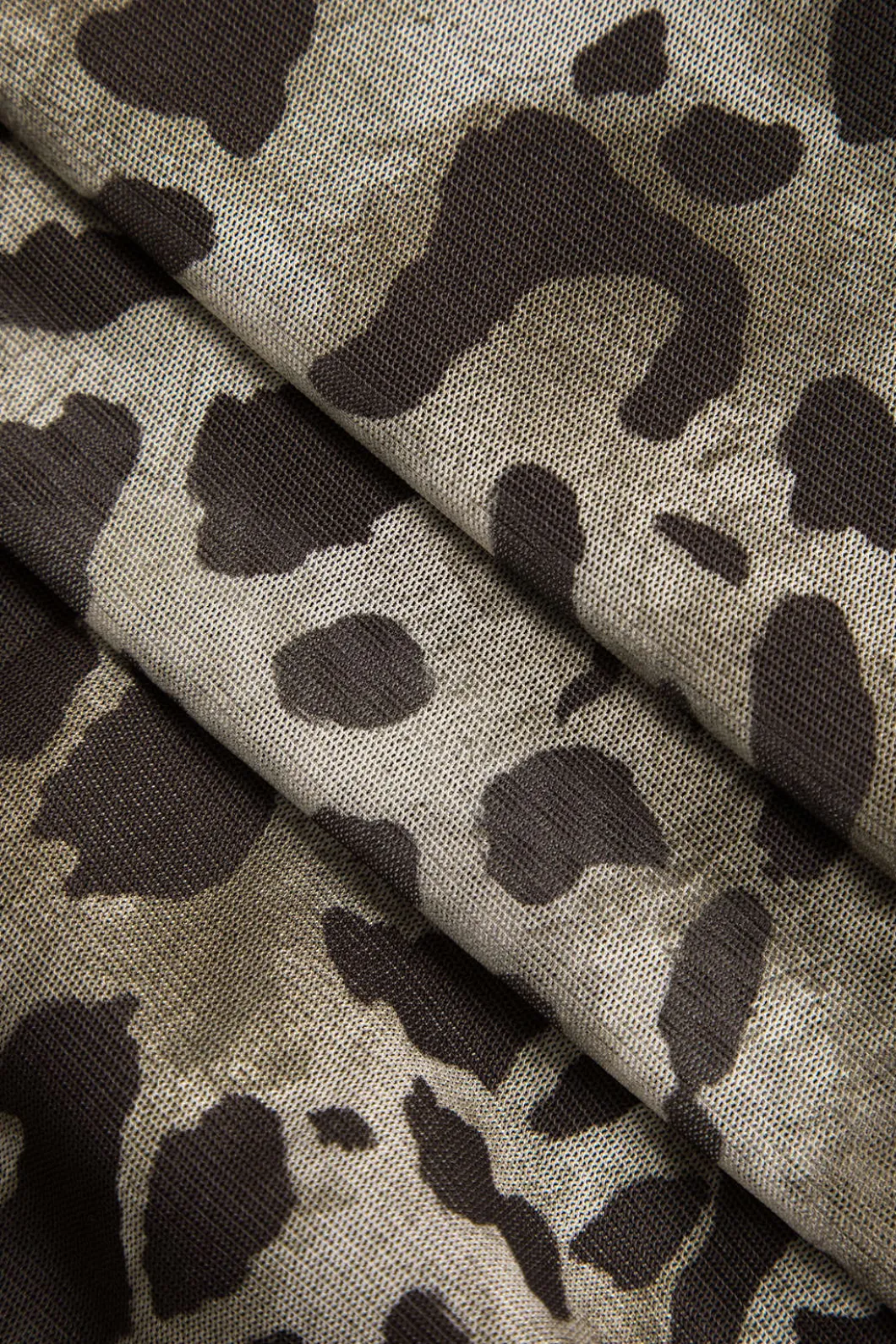 Leopard Print Slit Strapless Midi Dress>MICAS Hot