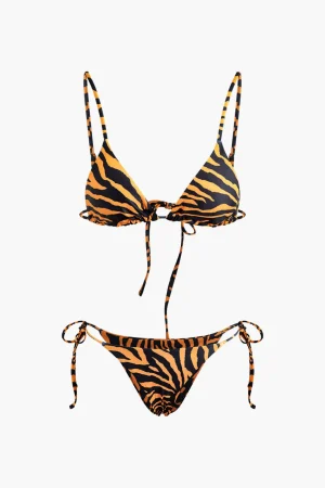 Leopard Print Tied Bikini Set>MICAS Discount