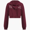 Letter Embroidery Hooded Top And Tie-Up Trousers Set>MICAS Online