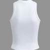 Letter Print Round Neck Tank Top>MICAS Sale
