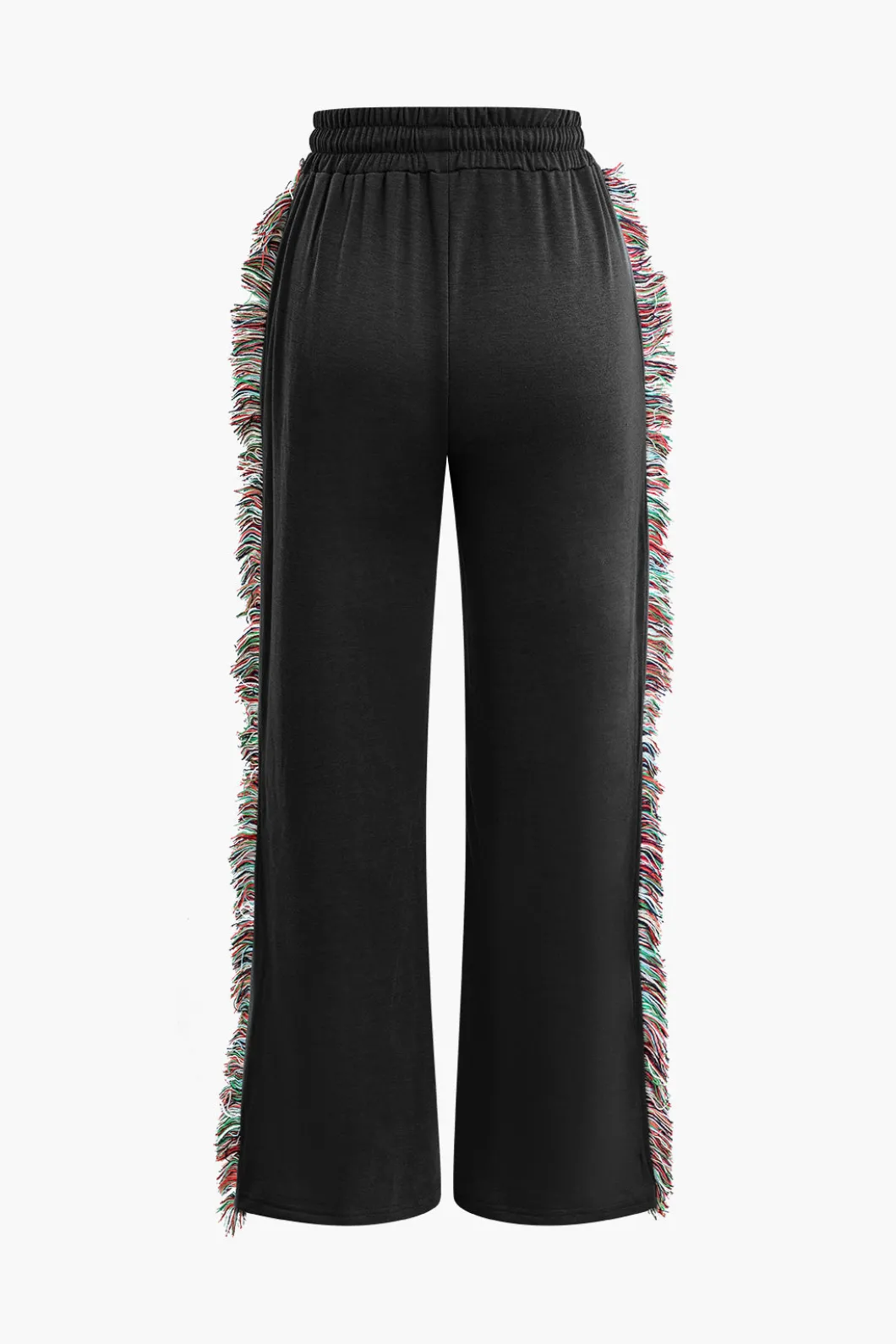 Letter Print T-shirt And Tassel Drawstring Pants Set>MICAS Discount