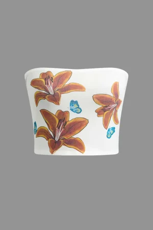 Lily Print Tube Top>MICAS Best