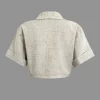 Linen Cross Crop Shirt>MICAS Sale
