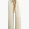 Linen Tie Waist Wide Leg Pants>MICAS Best
