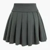 Long Sleeve Top And Pleated Skirt Set>MICAS Clearance