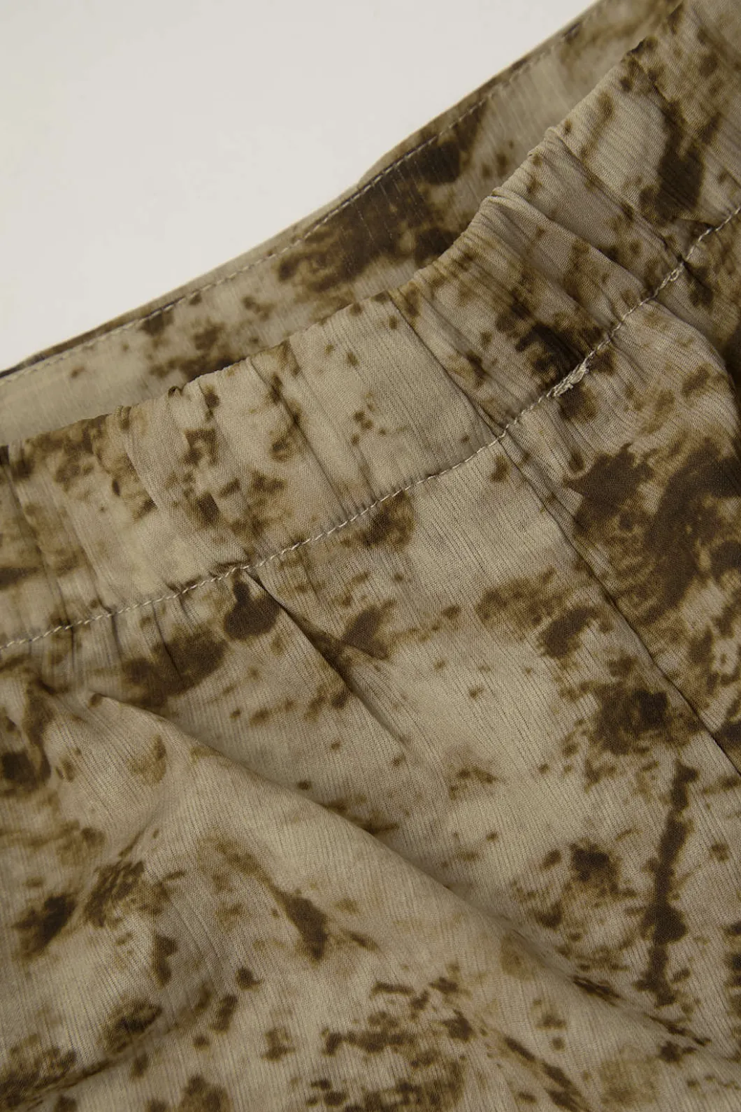 Low Rise Tie Dye Tie Waist Flare Leg Pants>MICAS Online