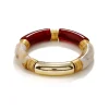 Marble Bamboo Bangle Bracelet>MICAS Fashion