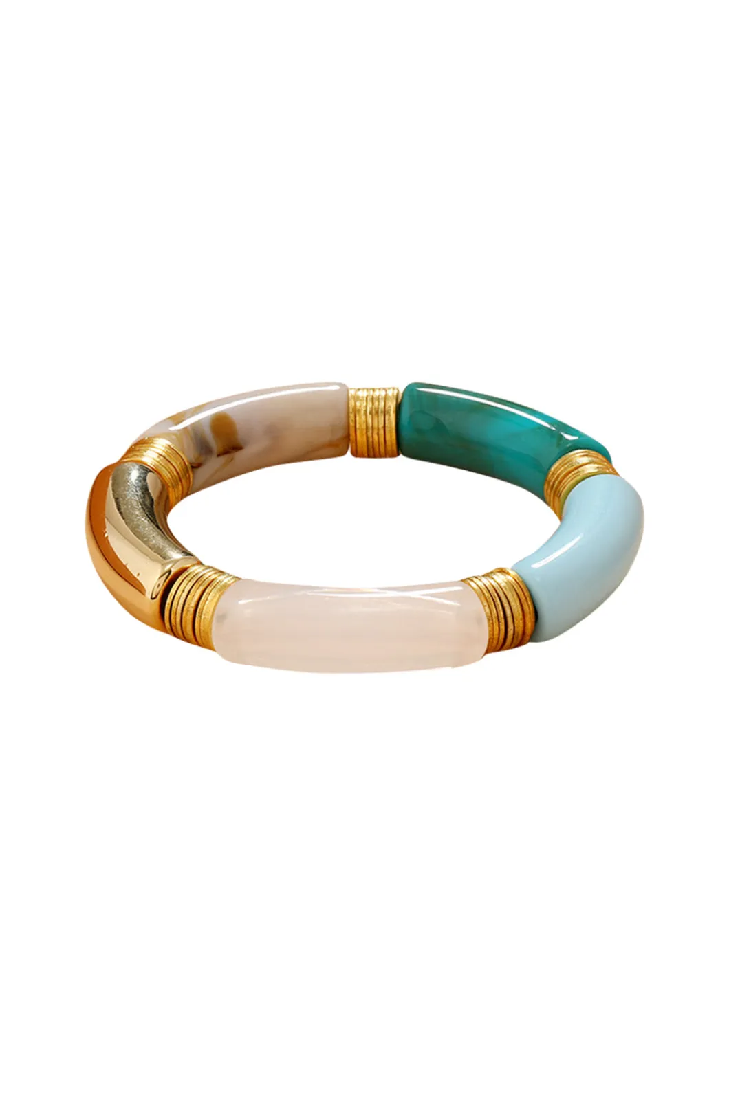 Marble Bamboo Bangle Bracelet>MICAS Fashion