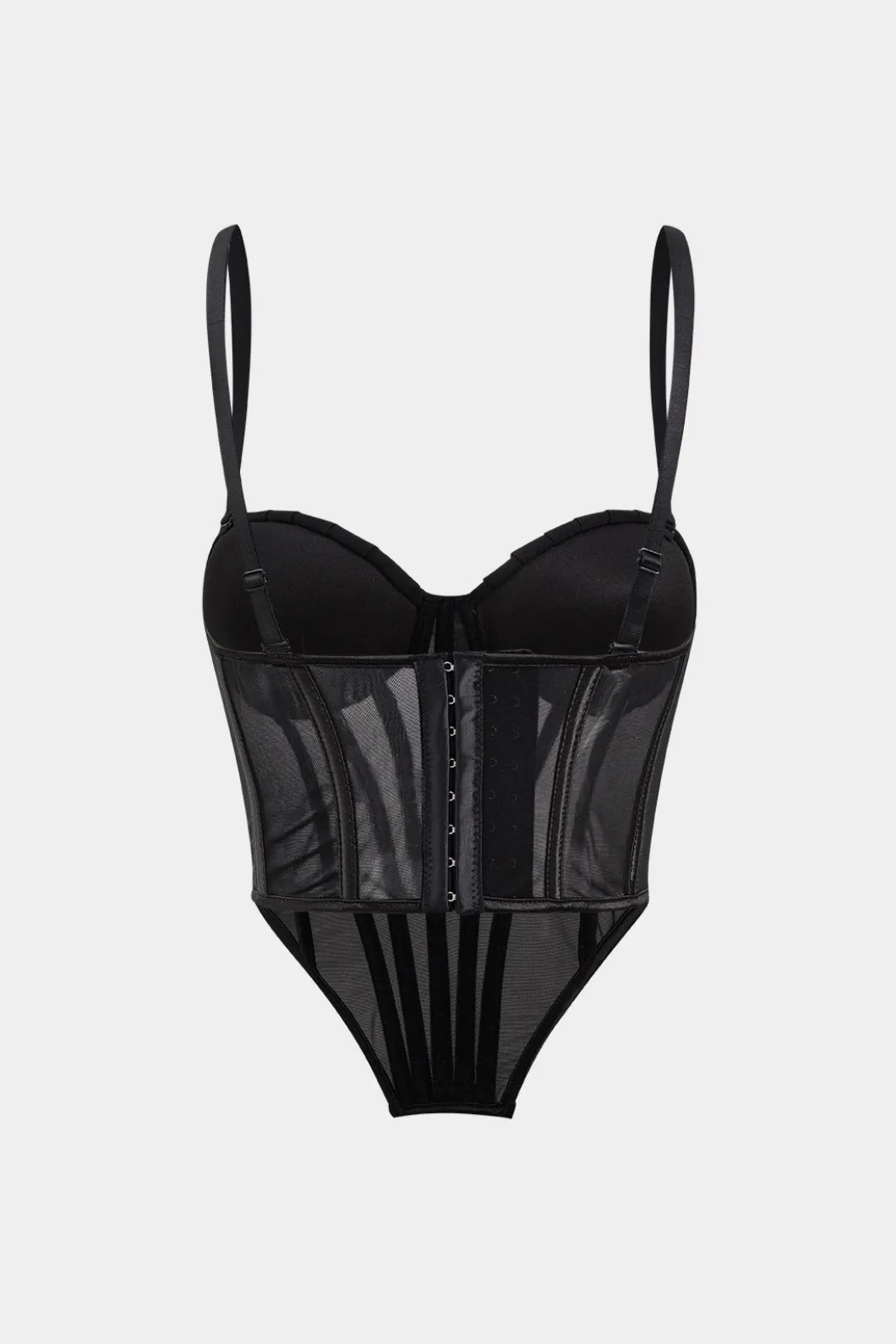 Mesh Lace Corset Bustier Cami Top>MICAS Hot