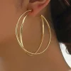 Metal Big Circle Earrings>MICAS Outlet