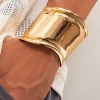 Metal Geometric Wide Bracelet>MICAS Best