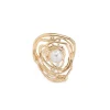 Metal Pearl Exaggerated Ring>MICAS Online